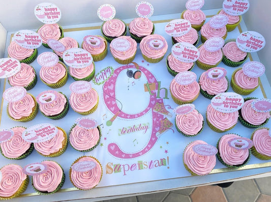 Pink Girly Cupcakes